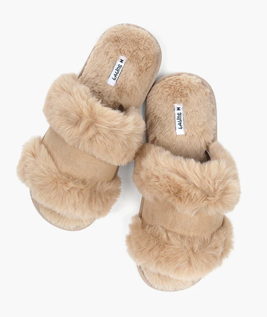 Furry Slippers - M - Image 2