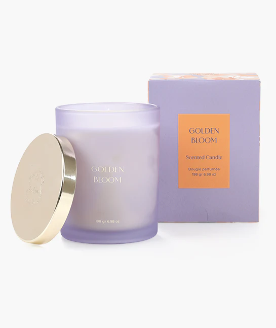Golden Bloom Scented Candle - 198 g