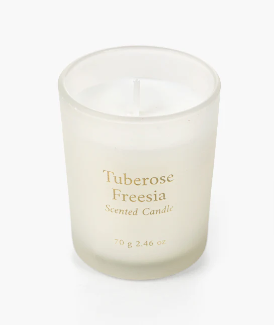 Tuberose Freesia Mini Scented Candle - 70 g - Image 2