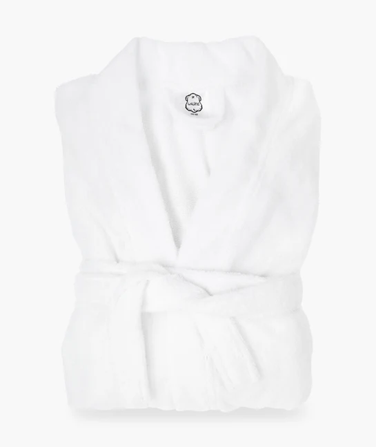 White Cozy Bath Robe
