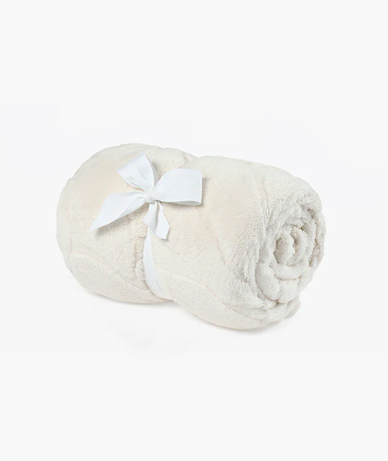 White Winter Throw Blanket