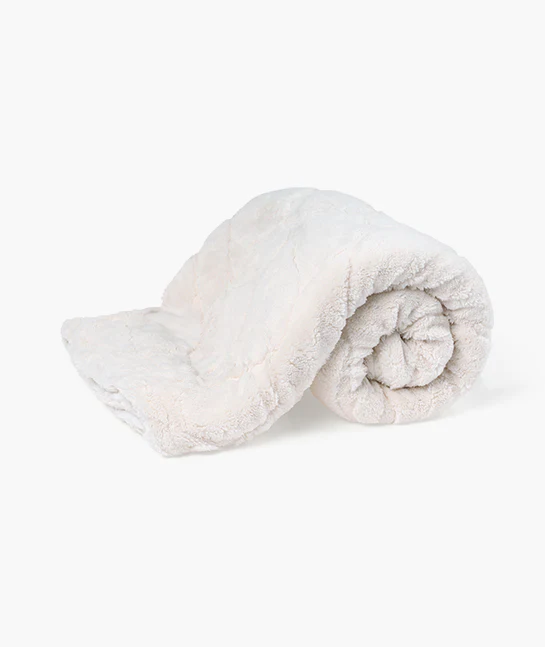 White Winter Throw Blanket - Image 2